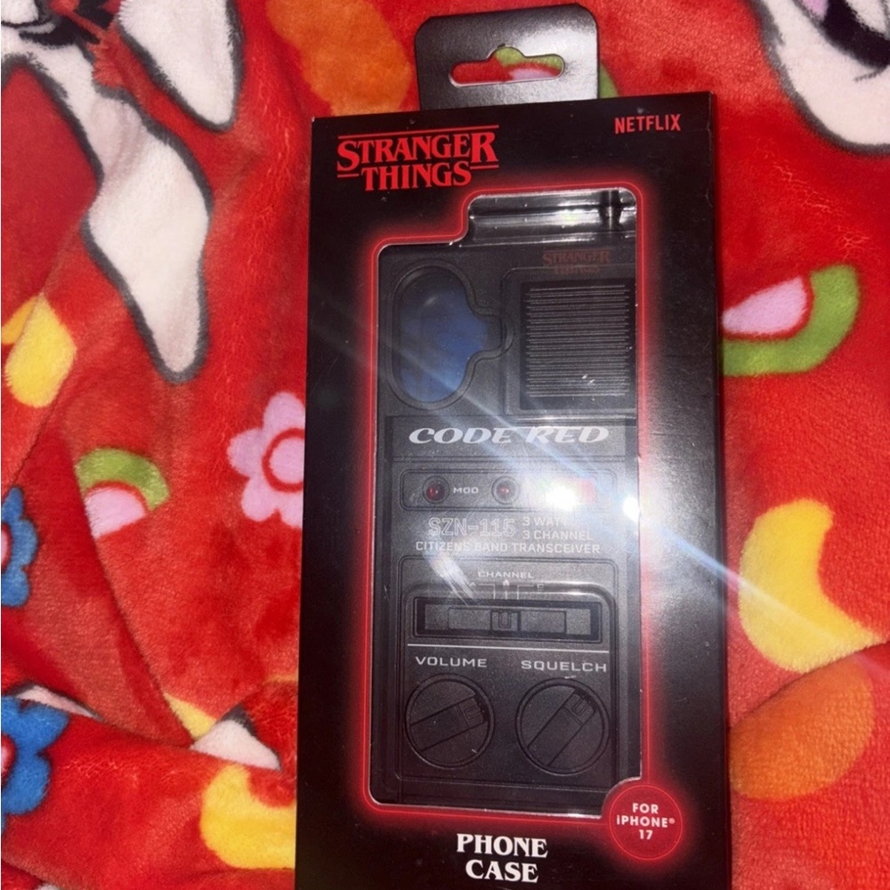 Stranger Things Walkie-Talkie Phone Case Apple iPhone 17  NEW